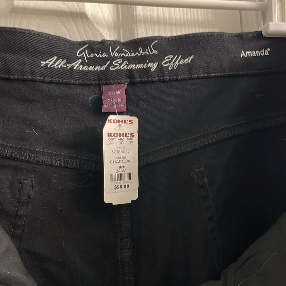 Gloria Vanderbilt Denim Capri NWT - Picture 4 of 5